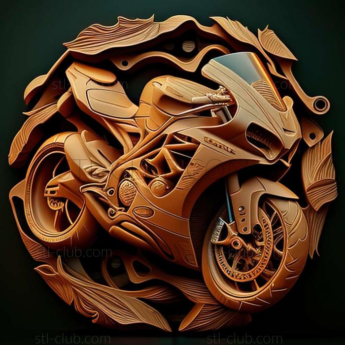 3D мадэль Ducati 848 EVO (STL)